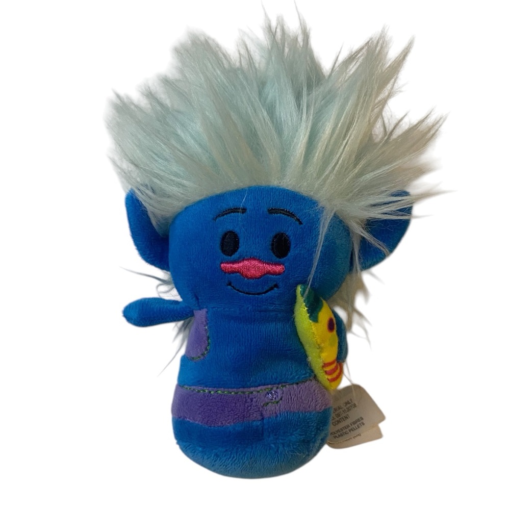 Hallmark itty bitty Biggie plush L.E. Trolls Movie Plush Dreamworks 4”
